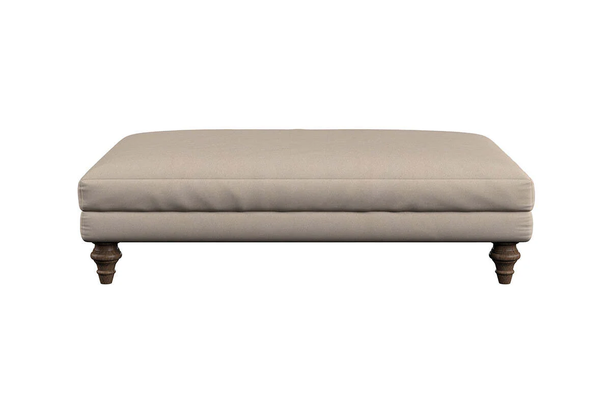 Marri Large Footstool - Recycled Cotton Lavender - Image 3
