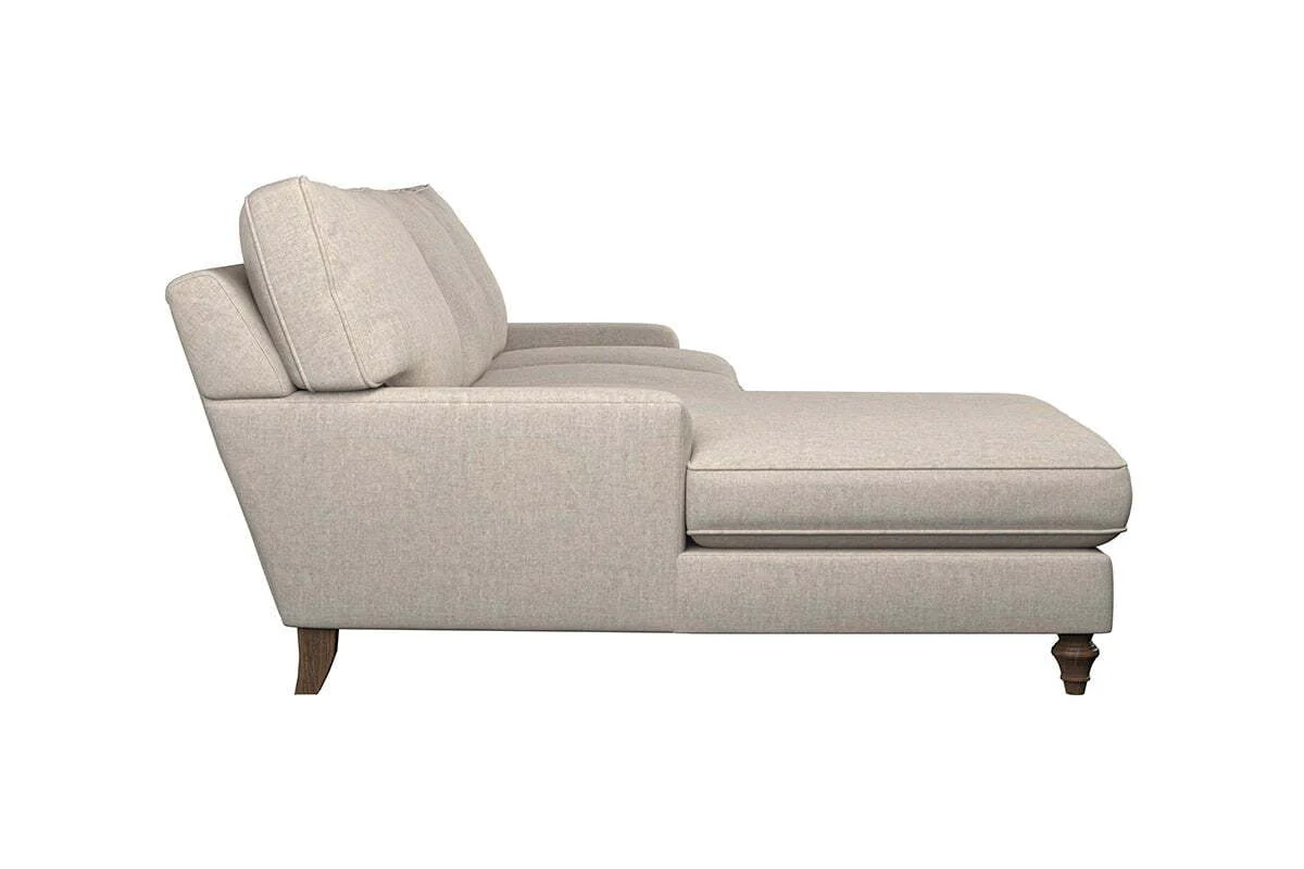 Marri Large Left Hand Chaise Sofa - Brera Linen Espresso - Image 4