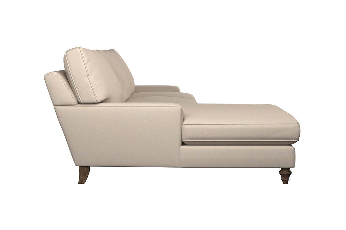 Marri Large Left Hand Chaise Sofa - Recycled Cotton Navy - Image 4