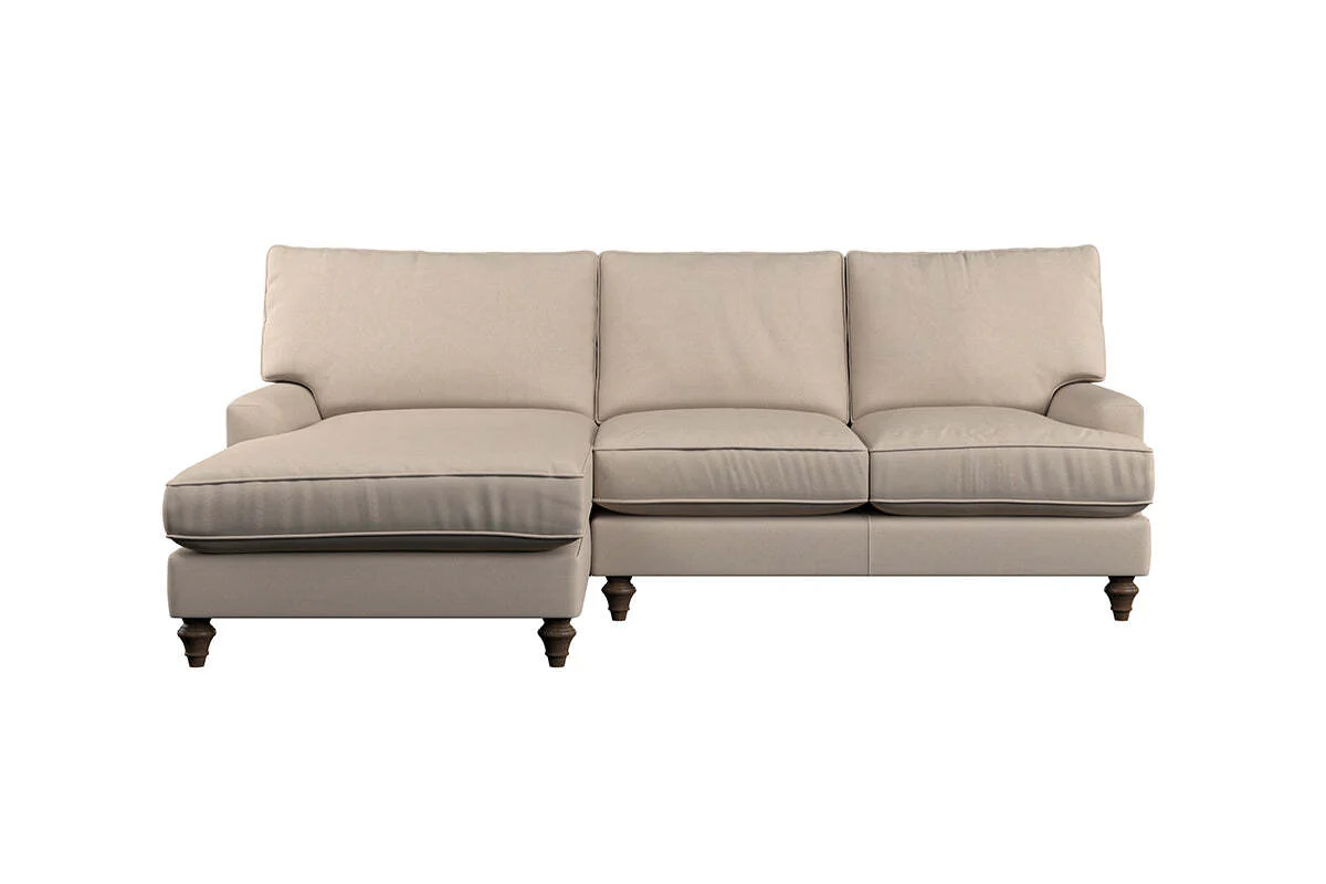 Marri Large Left Hand Chaise Sofa - Recycled Cotton Seaspray - Image 3