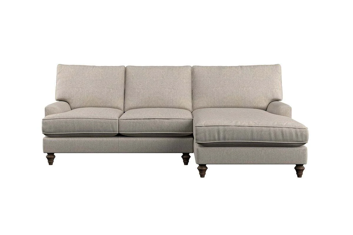 Marri Large Right Hand Chaise Sofa - Brera Linen Granite - Image 3