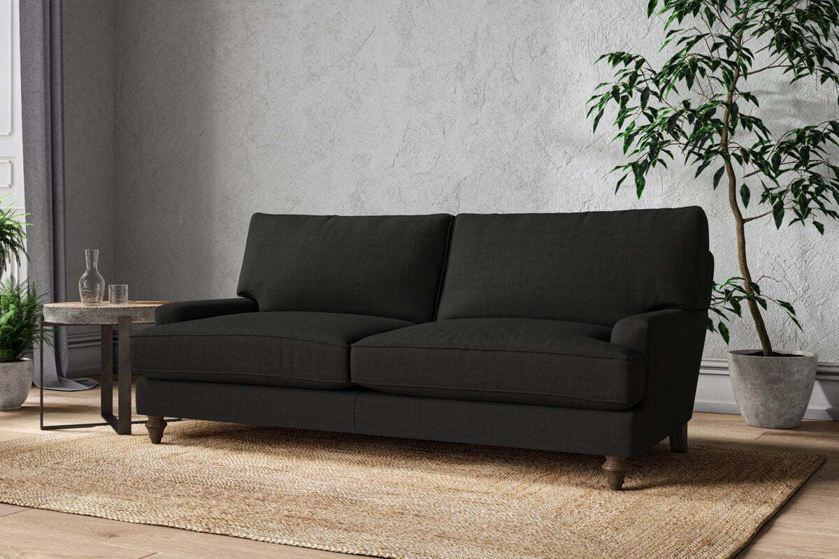 Marri Large Sofa - Brera Linen Charcoal - Image 2