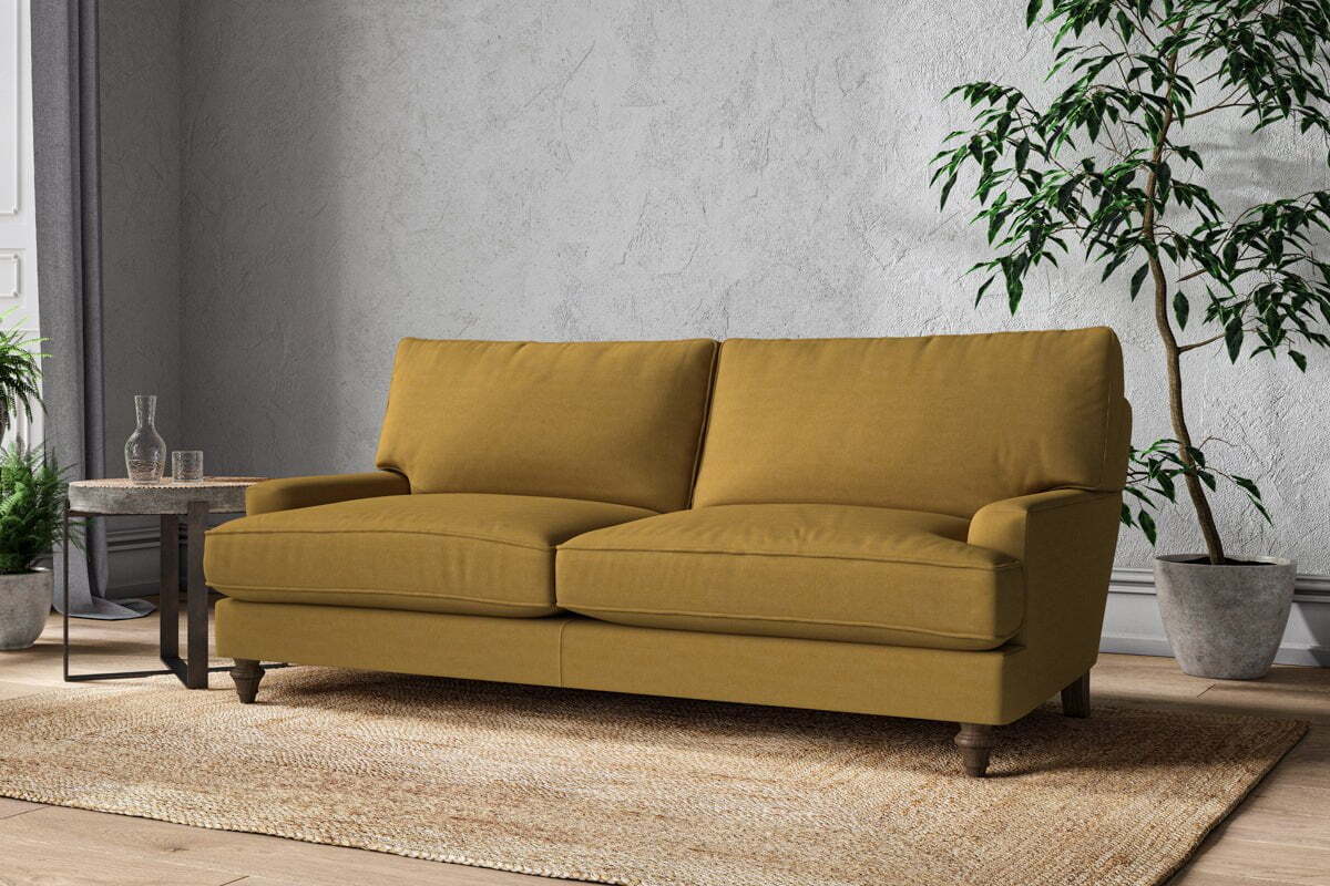 Marri Large Sofa - Recycled Cotton Ochre - Image 2