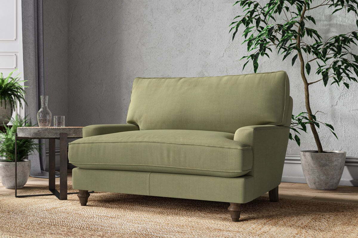 Marri Love Seat - Brera Linen Sage - Image 2