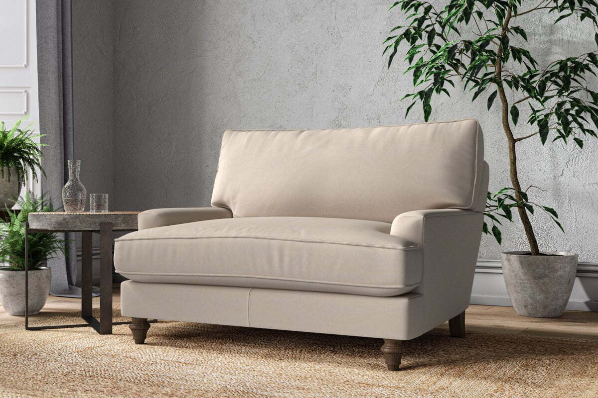 Marri Love Seat - Recycled Cotton Natural - Image 2