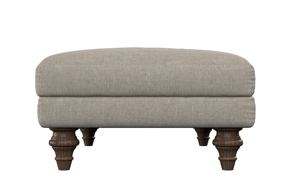 Marri Medium Footstool - Brera Linen Espresso - Image 5