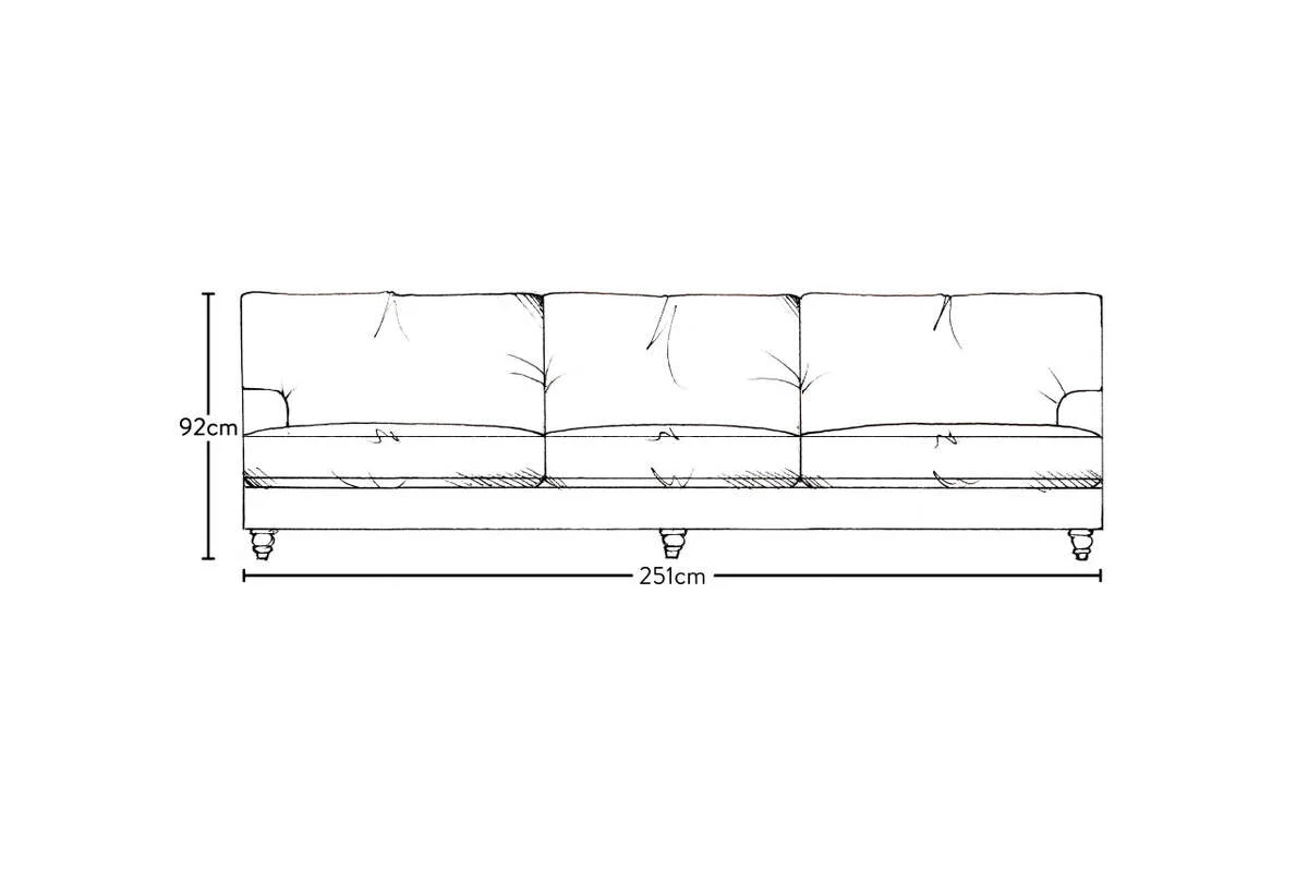 Marri Super Grand Sofa - Brera Linen Dusk - Image 6