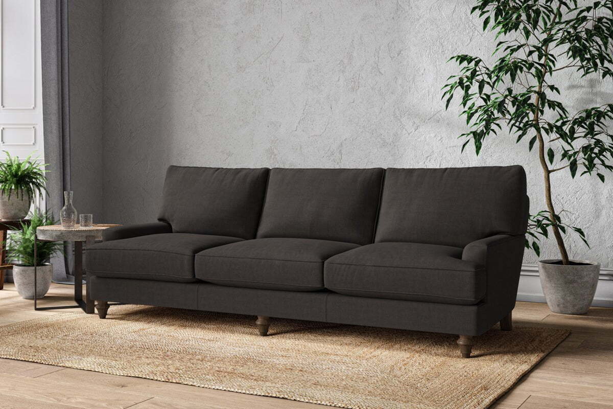 Marri Super Grand Sofa - Brera Linen Espresso - Image 2
