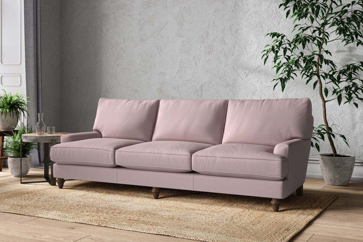 Marri Super Grand Sofa - Recycled Cotton Lavender - Image 2