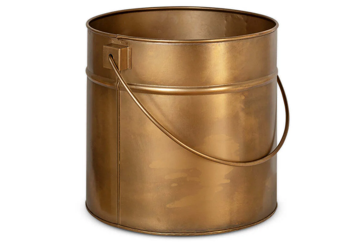 Mosat Iron Fireside Bucket - Antique Brass - Image 5