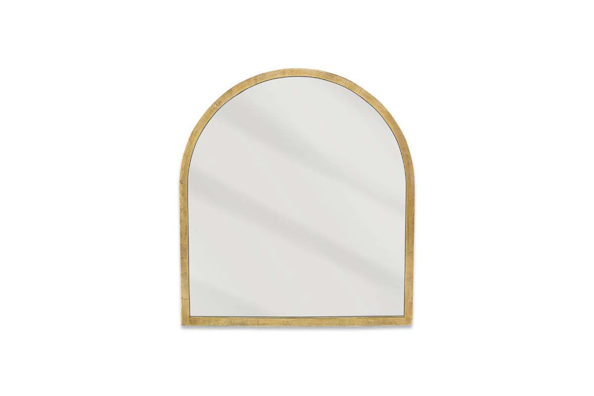 Murwara Arch Mirror - Antique Brass - Image 5