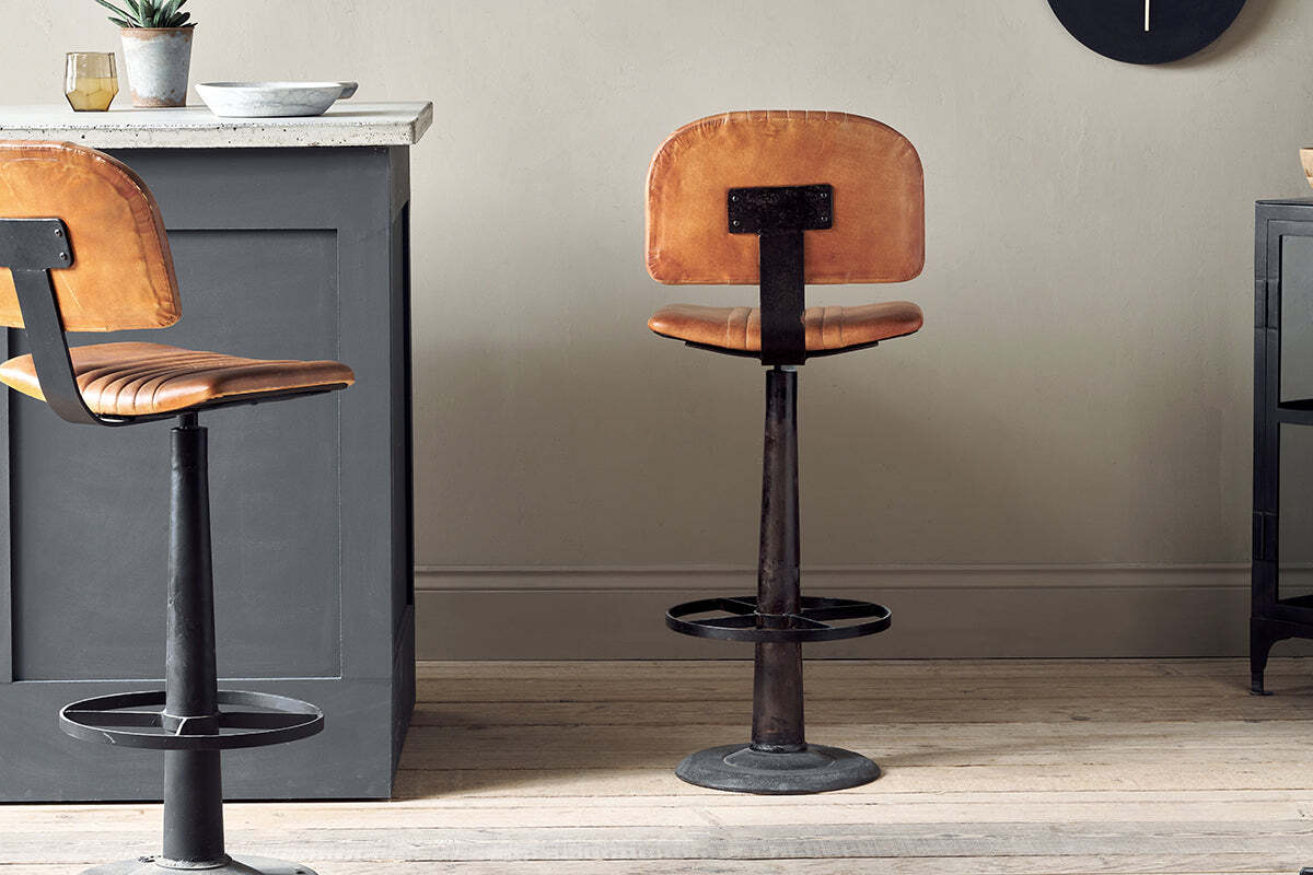 Narwana Bar Chair - Aged Tan - Image 6