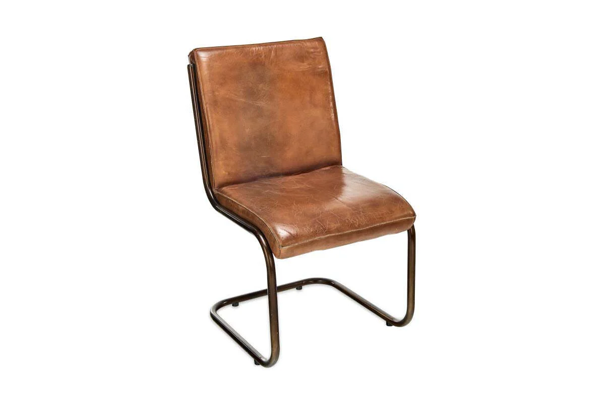 Narwana Leather Desk Chair - Aged Tan - Image 9