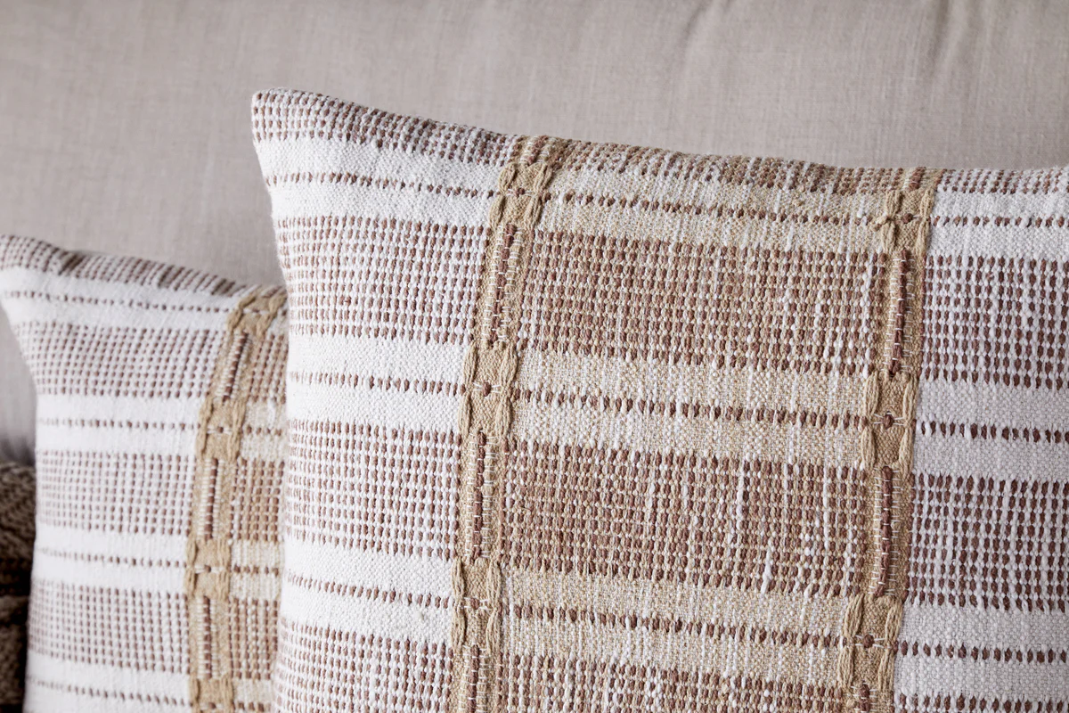 Nayika Cotton Cushion Cover - Rust - Image 4