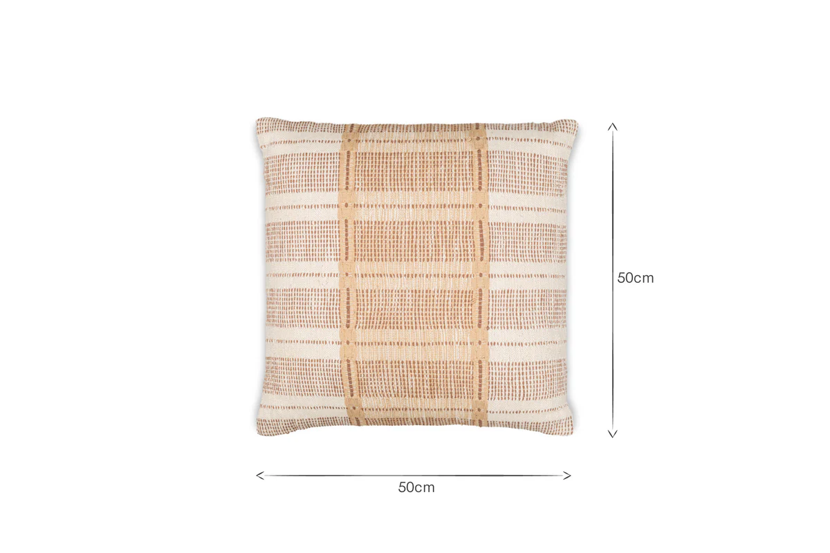 Nayika Cotton Cushion Cover - Rust - Image 9