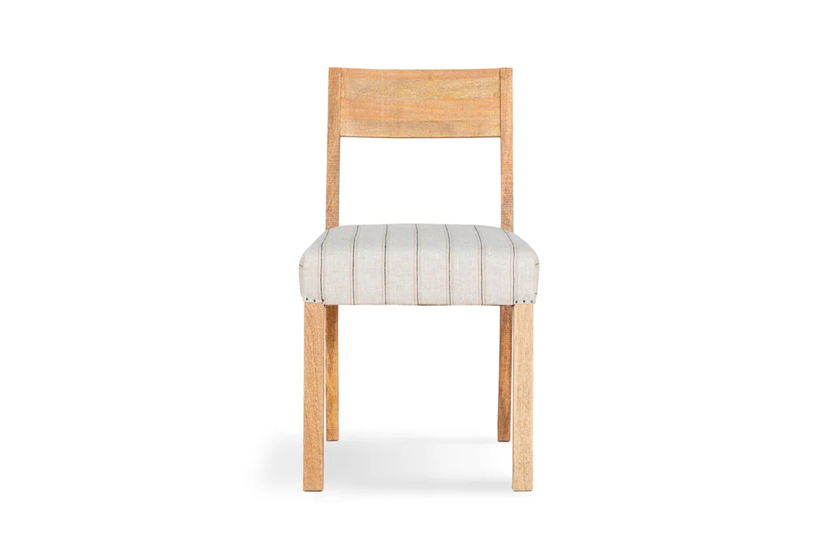 Nidhi Linen Upholstered Dining Chair - Natural - Image 10