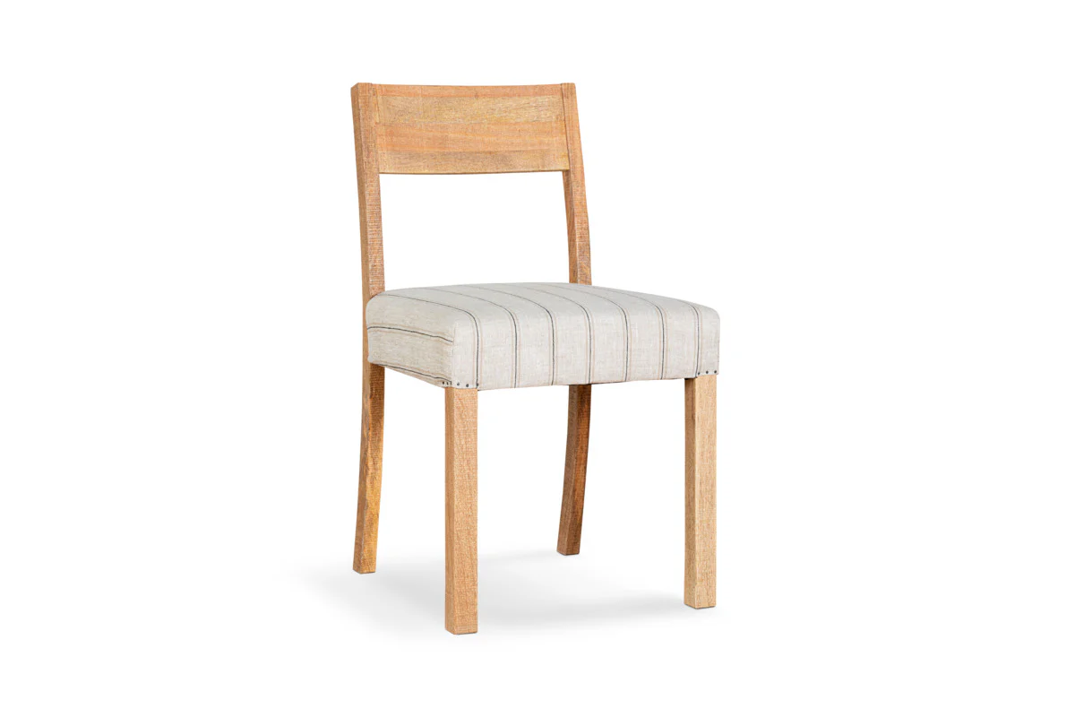 Nidhi Linen Upholstered Dining Chair - Natural - Image 12