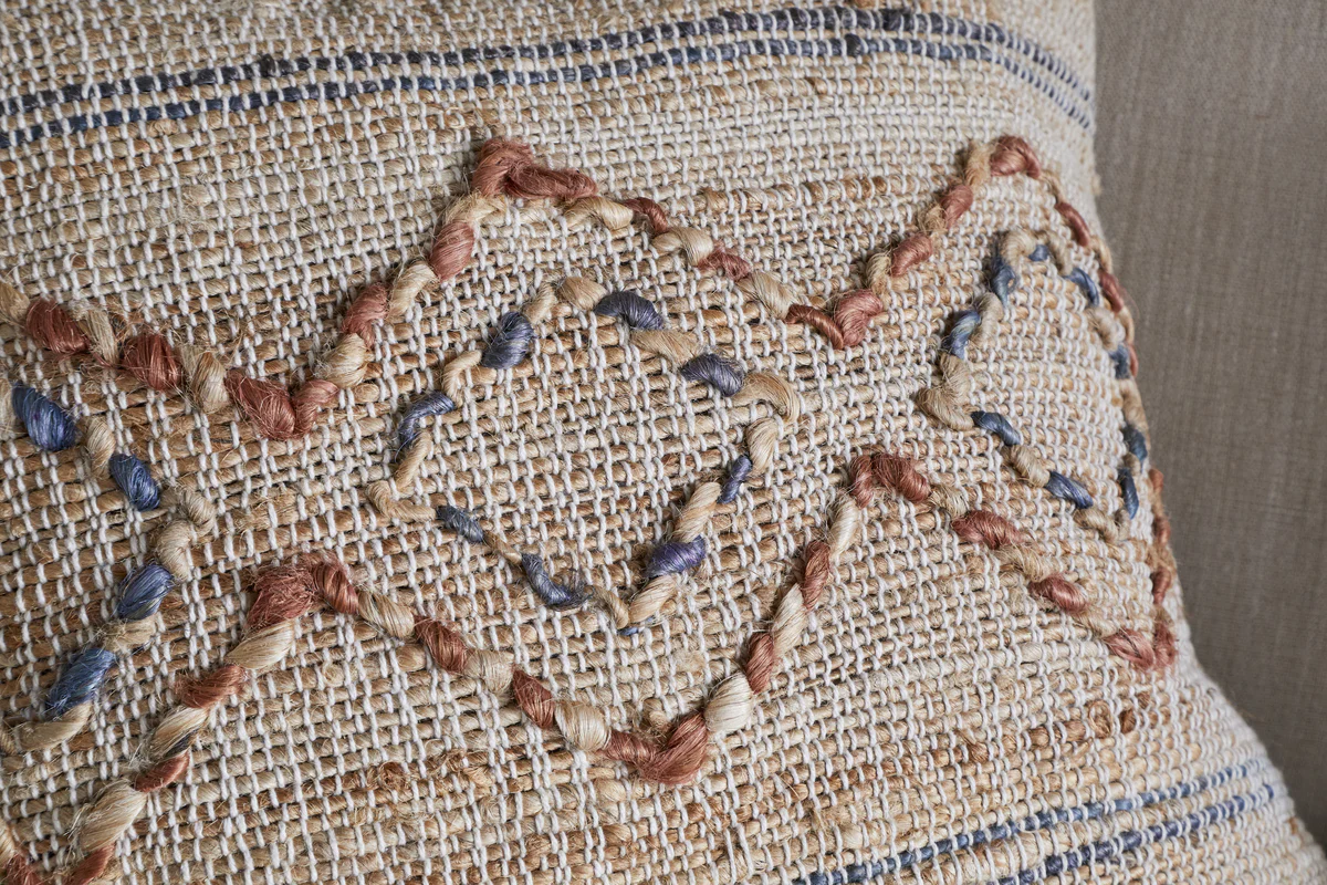 Nila Esha Cushion Cover - Rust & Indigo - Image 6