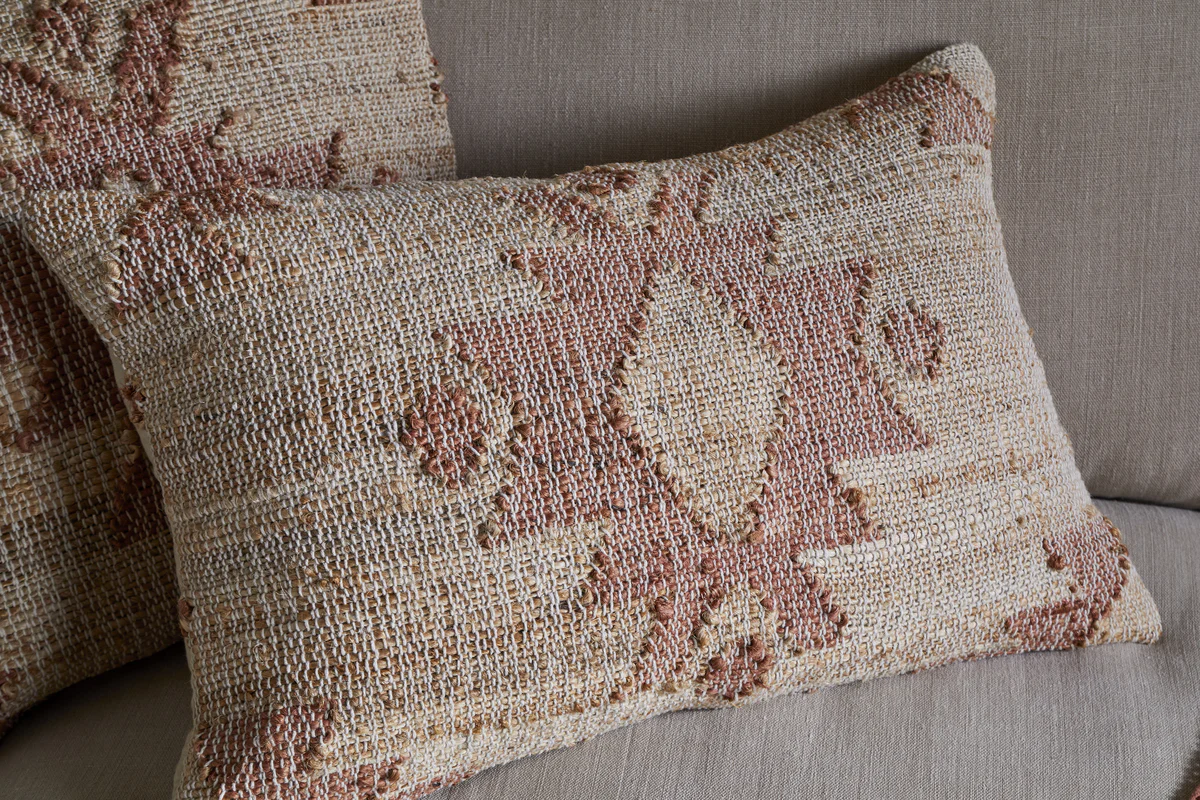 Nila Gul Cushion Cover - Rust - Image 6