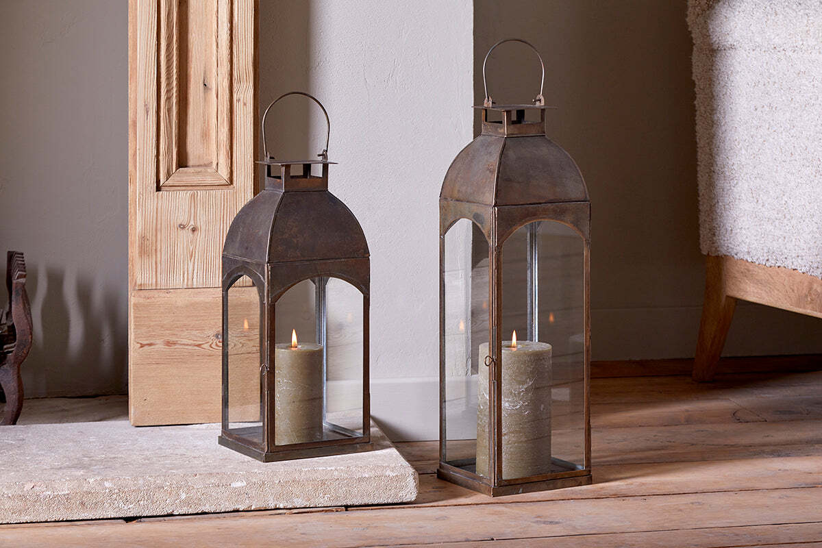 Nivas Lantern - Antique Brass
