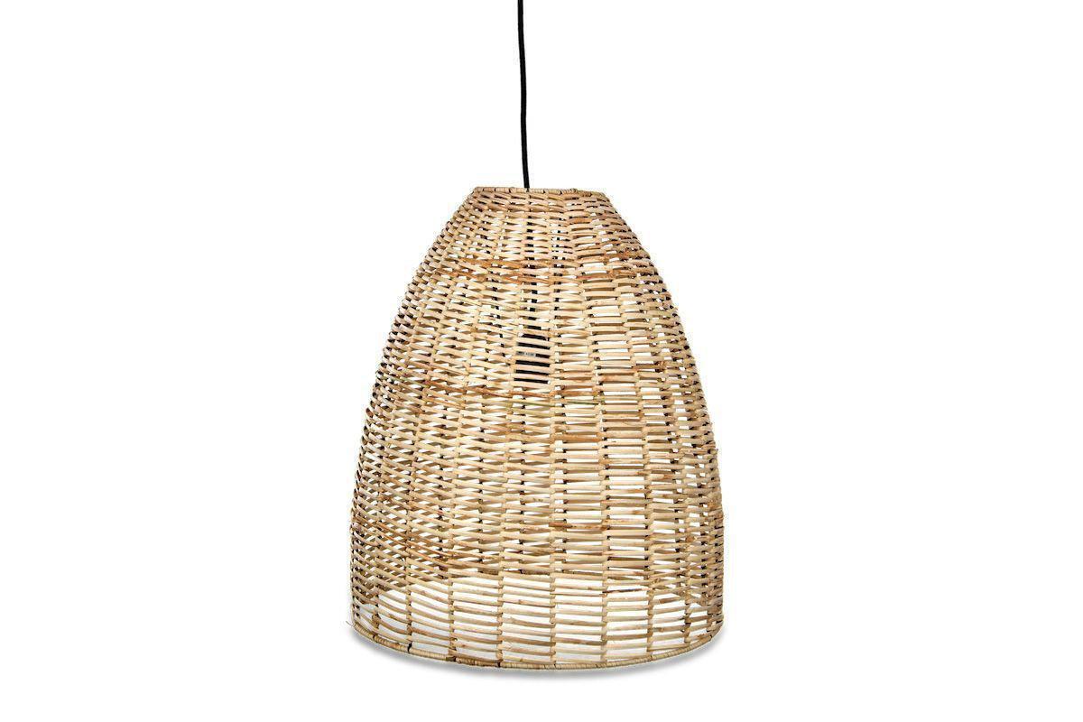 Noko Rattan Conical Pendant - Natural - Image 5