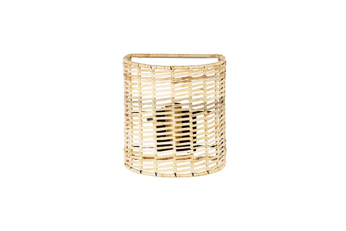 Noko Rattan Wall Lamp - Small - Image 5