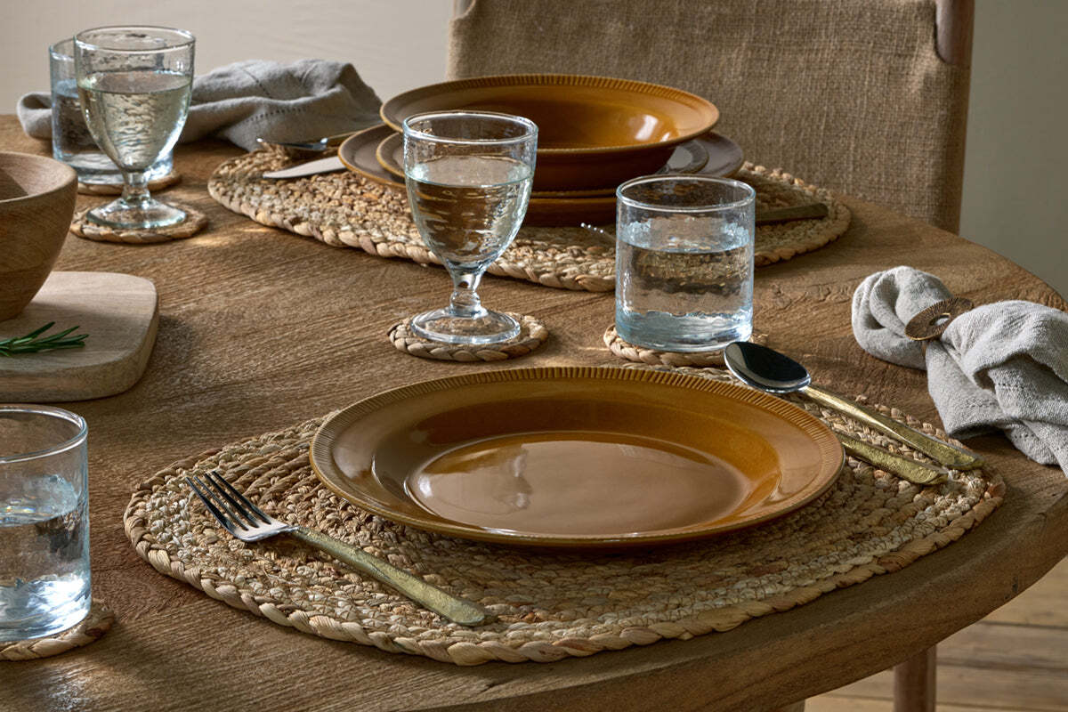 Nuwara Dinner Plate - Mustard - Image 2