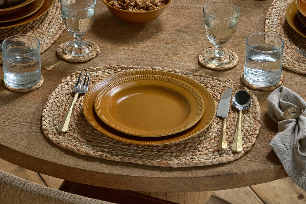 Nuwara Dinnerware Set - Mustard (Set of 12) - Image 3