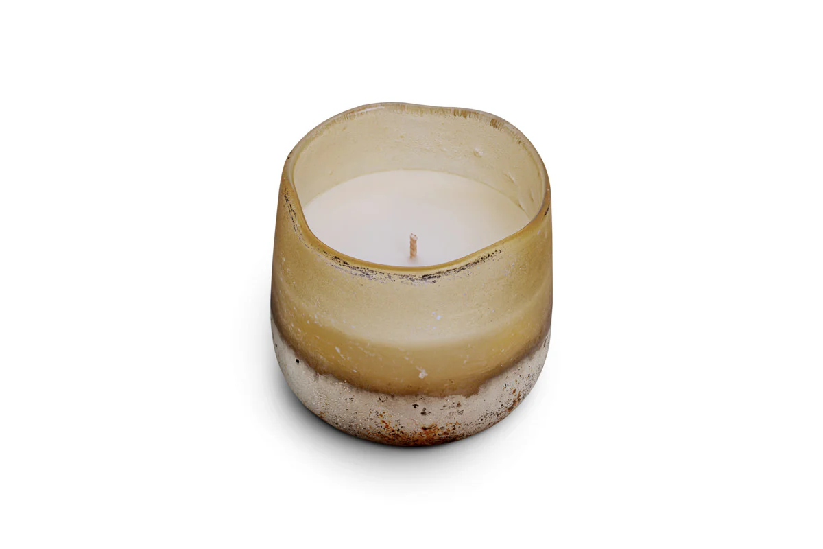Oakmoss & Rose 1 Wick Scented Candle - Yellow - Image 6