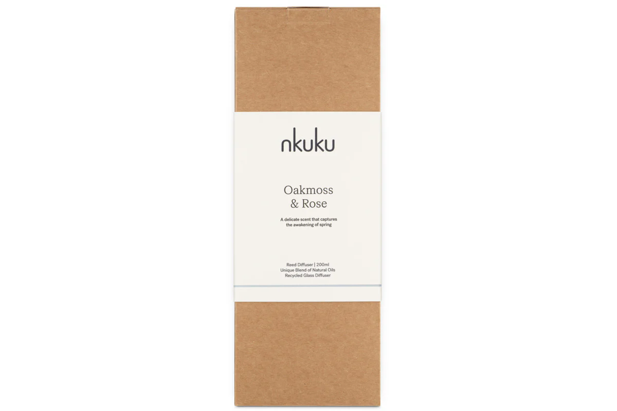 Oakmoss & Rose Scented Reed Diffuser - Yellow - Image 4