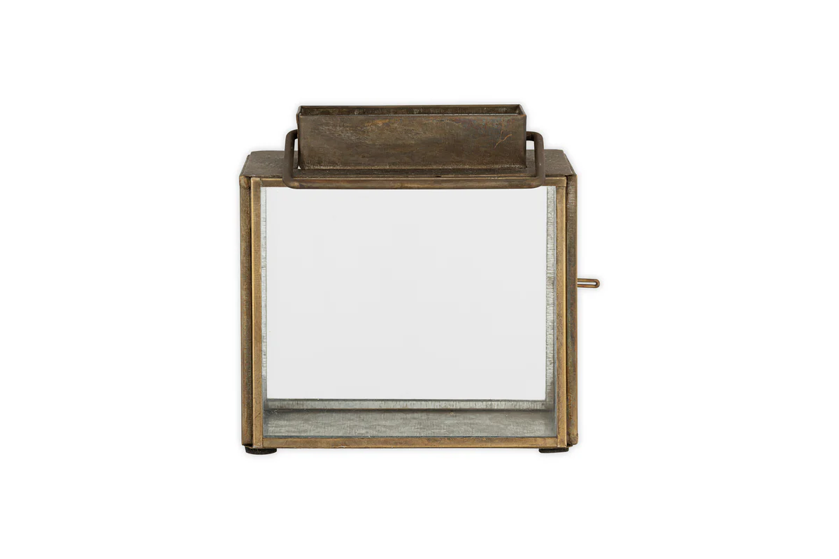Obi Mini Table Lantern - Antique Brass - Image 7