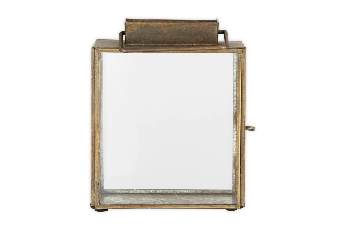 Obi Mini Table Lantern - Antique Brass - Image 9