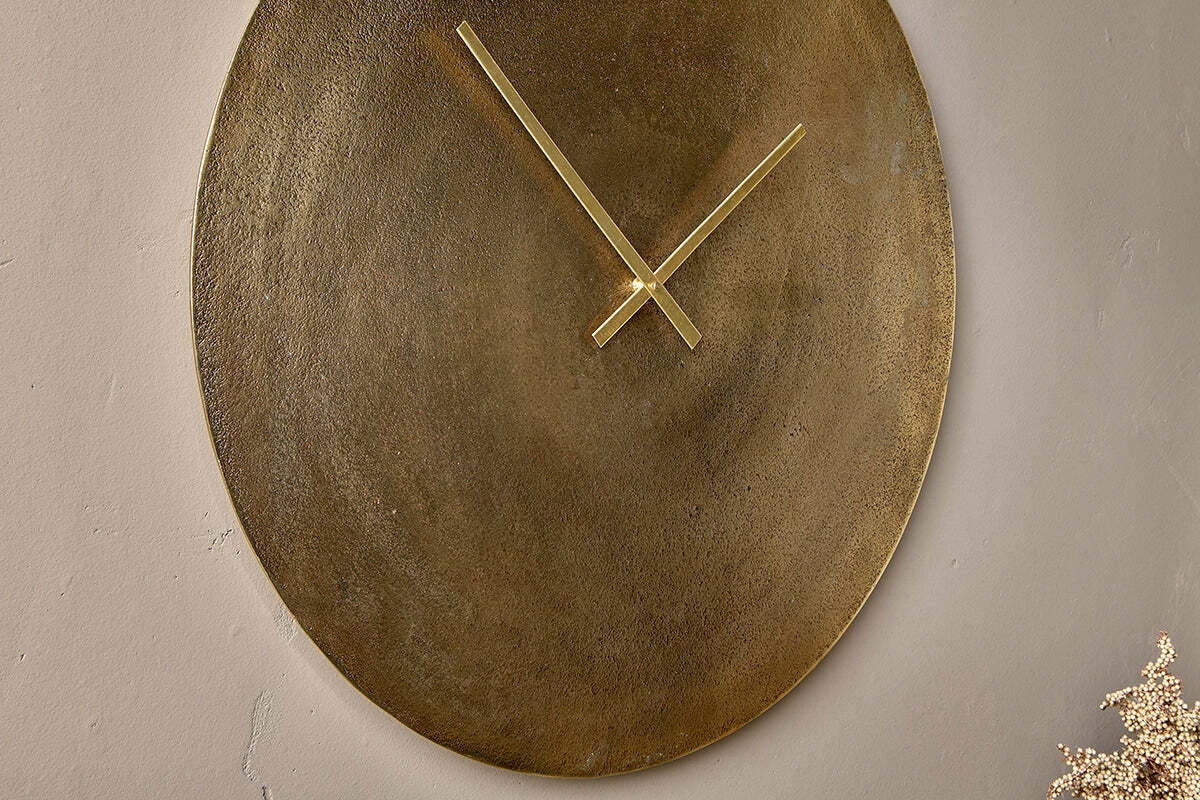 Okota Wall Hung Clock - Antique Brass - Large - Image 3