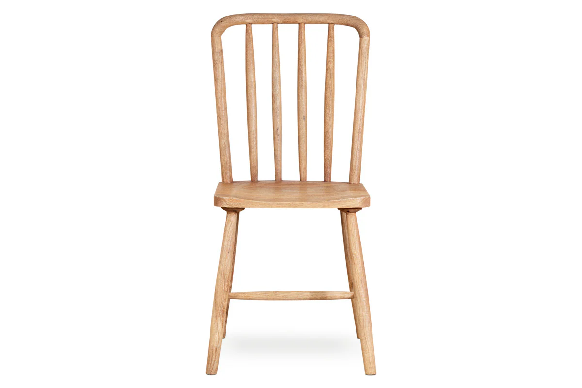 Om Mango Wood Dining Chair - Natural - Image 8