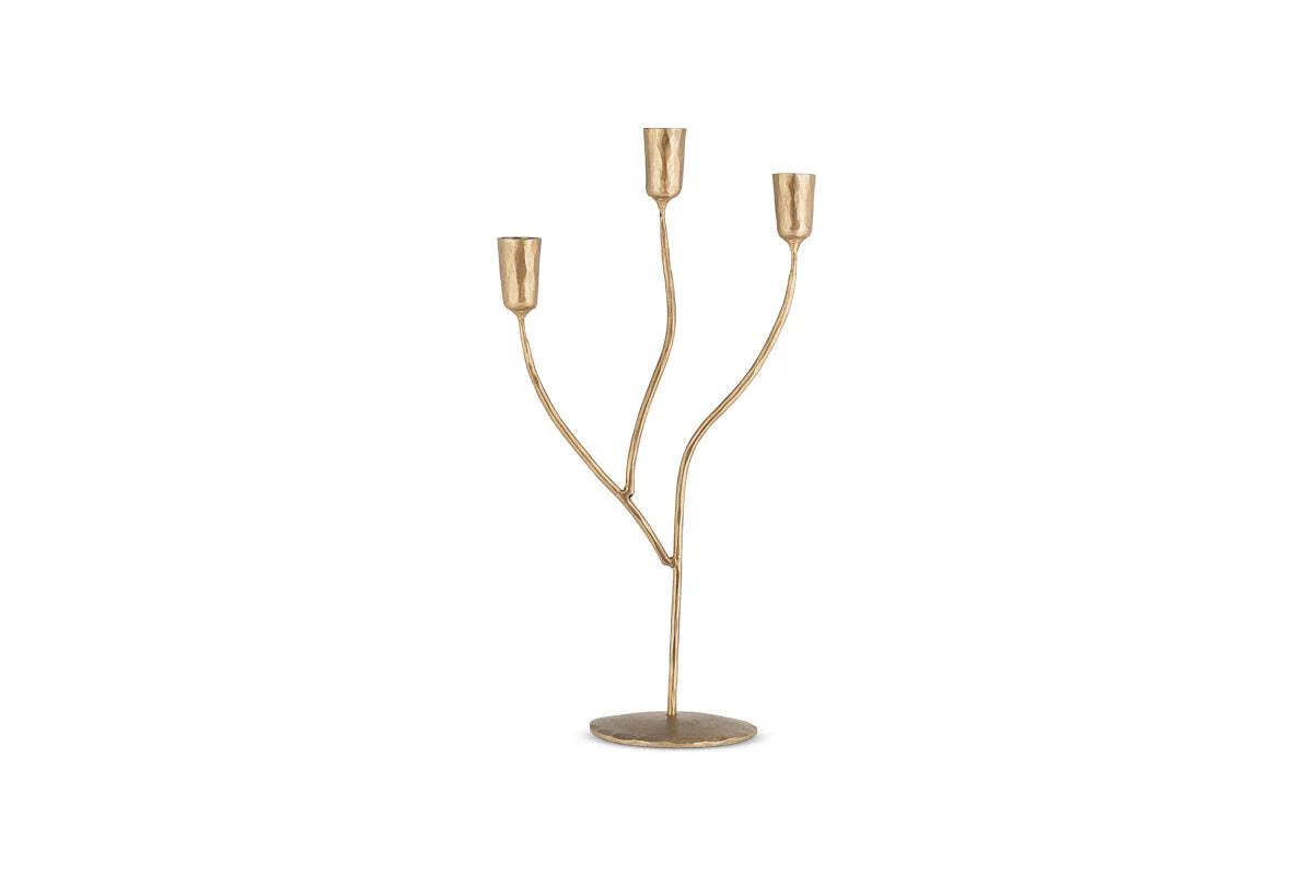 Palani Candelabra - Antique Brass - Small - Image 5