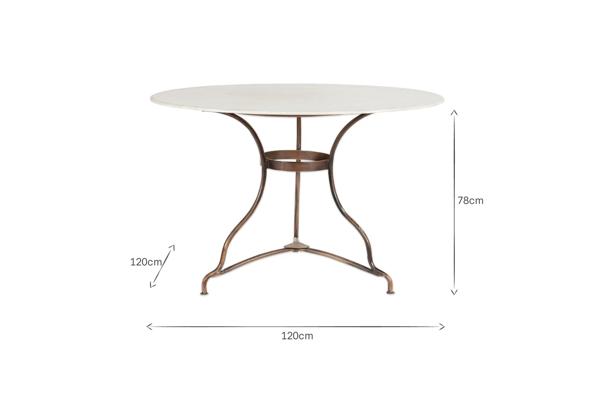 Parwaha Marble Dining Table - Image 8