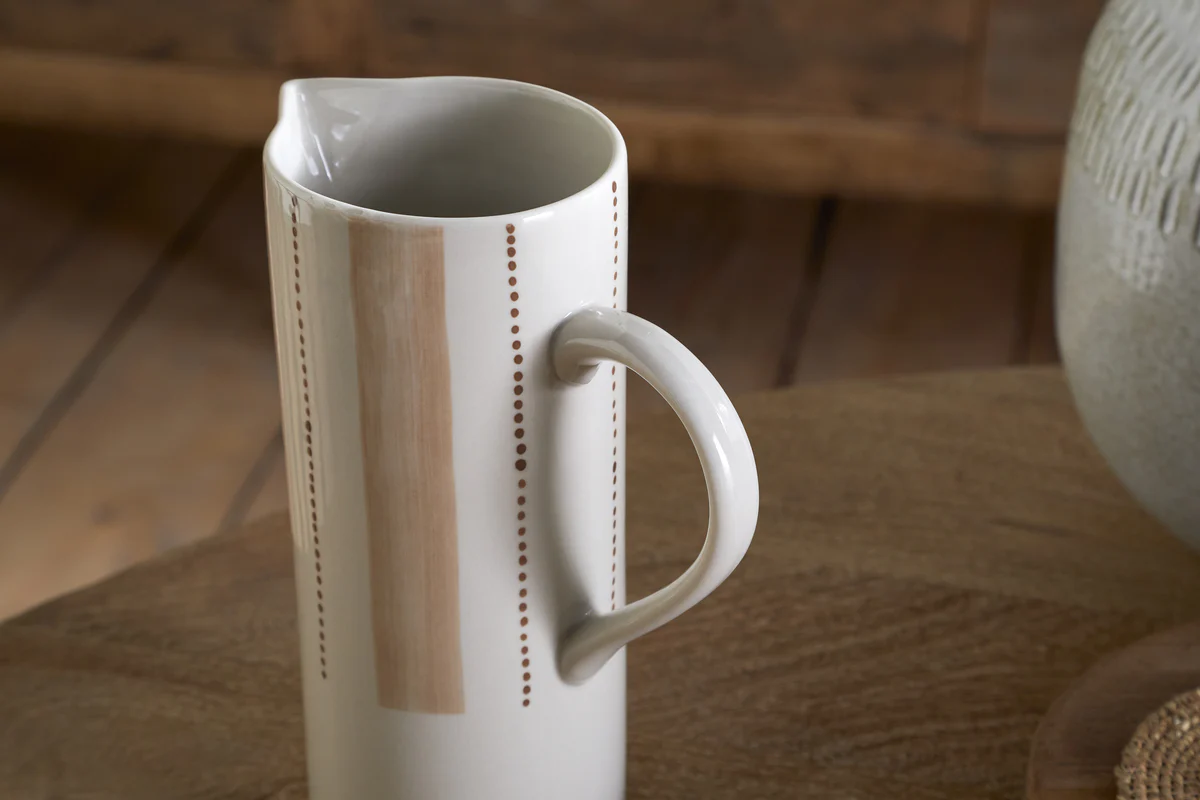 Patthar Jug - Cream & Clay - Large - Image 3
