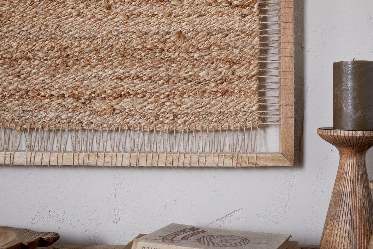 Pemali Woven Jute Wall Art - Natural - Image 2
