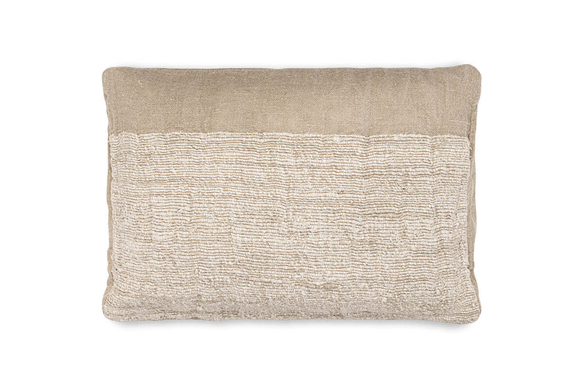 Puli Recycled Linen Cushion Cover - Natural - Image 10