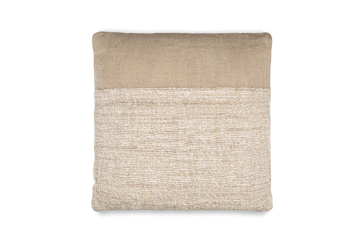 Puli Recycled Linen Cushion Cover - Natural - Image 9
