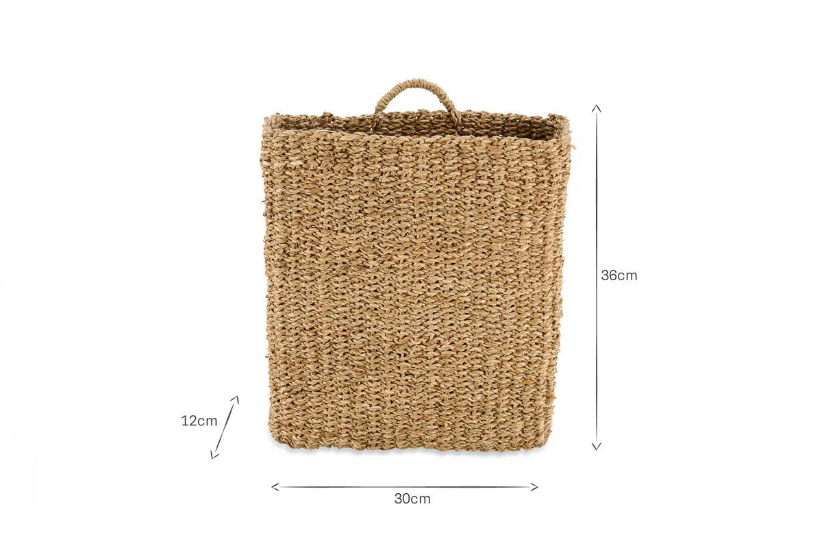 Putlar Seagrass Wall Hung Basket - Image 4