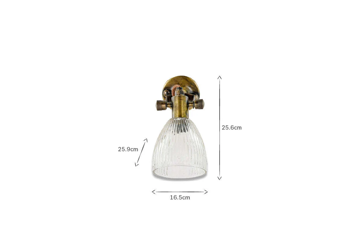 Rarni Recycled Glass Single Wall Light - Image 4