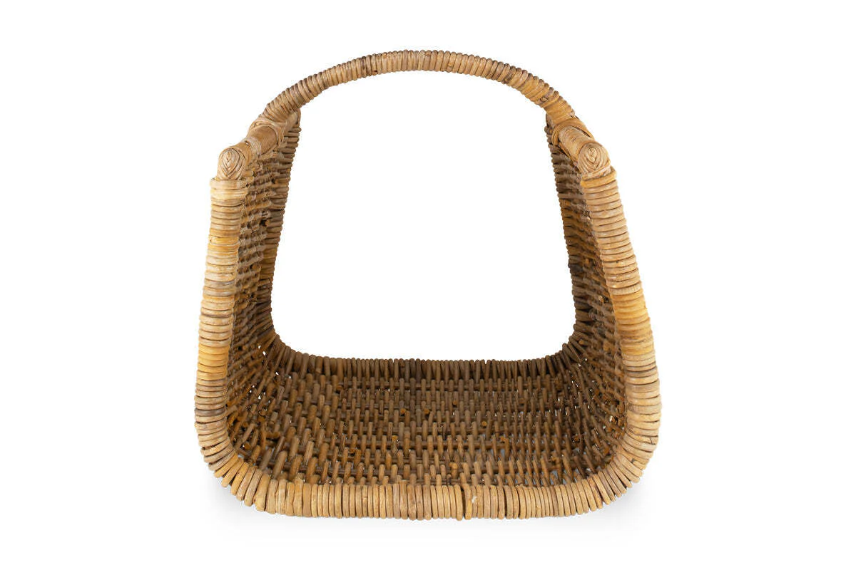 Sadra Rattan Log Basket - Natural - Image 5