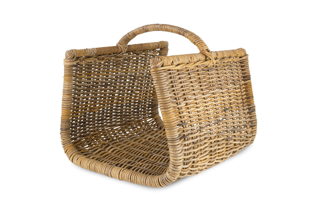 Sadra Rattan Log Basket - Natural - Image 6