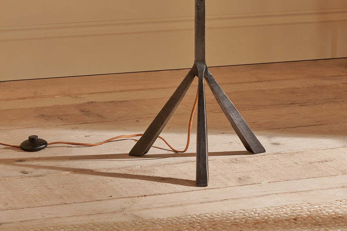 Sahhil Metal Tripod Floor Lamp - Antique Bronze - Image 4