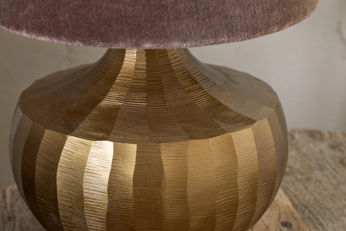 Sakiti Cast Aluminium Table Lamp - Antique Brass - Image 5