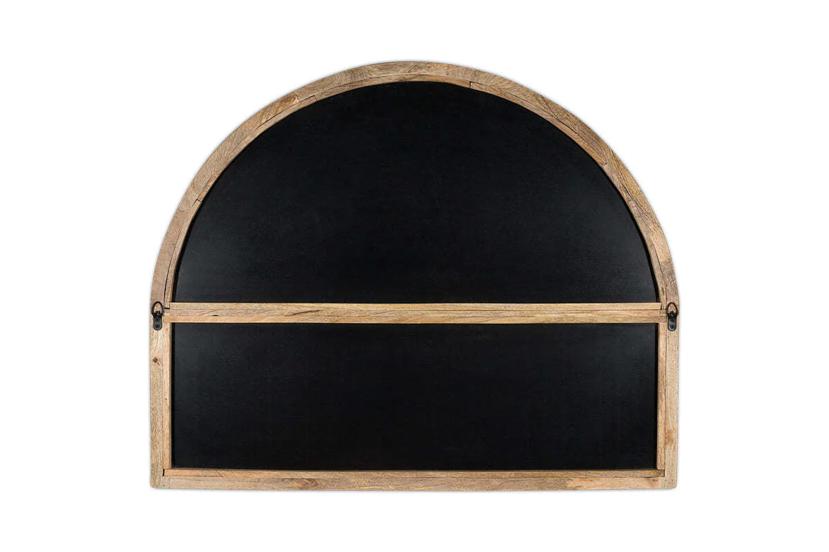 Sande Arched Mango Wood Mirror - Natural - Image 7