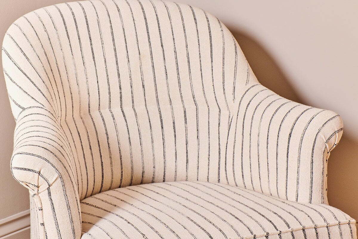 Sanja Stripe Armchair - Image 5
