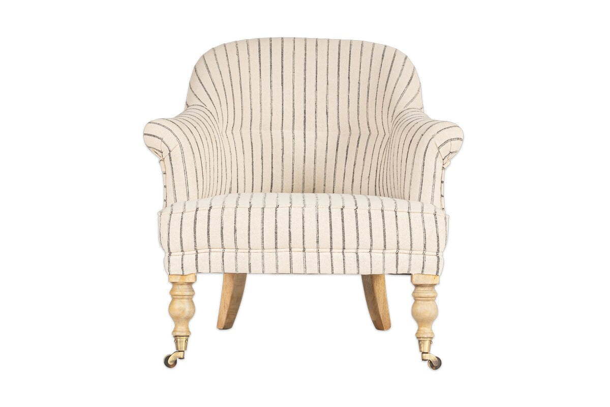 Sanja Stripe Armchair - Image 9