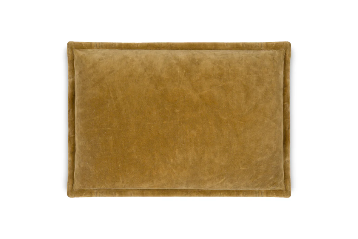 Sela Velvet Cushion Cover - Ochre - Image 6